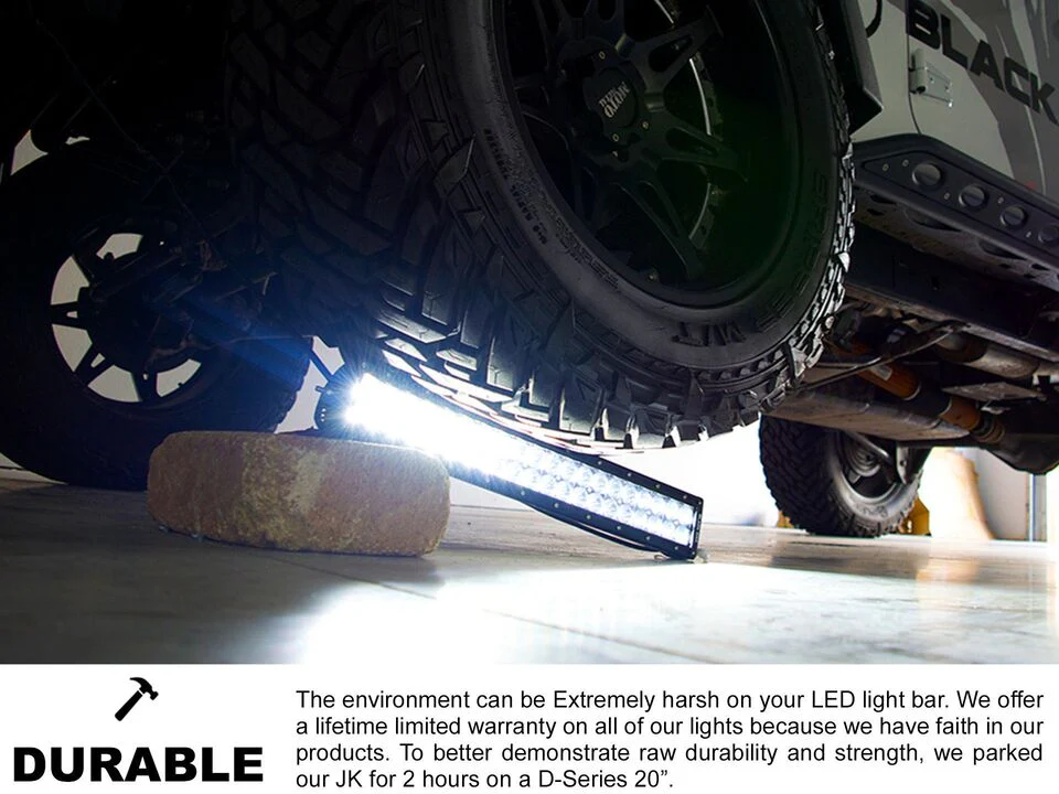 20 Inch Double Row LED Light Bar – Pro Series 3.0 | Spot, Flood, or Combo (120W / 200W) - Image 8
