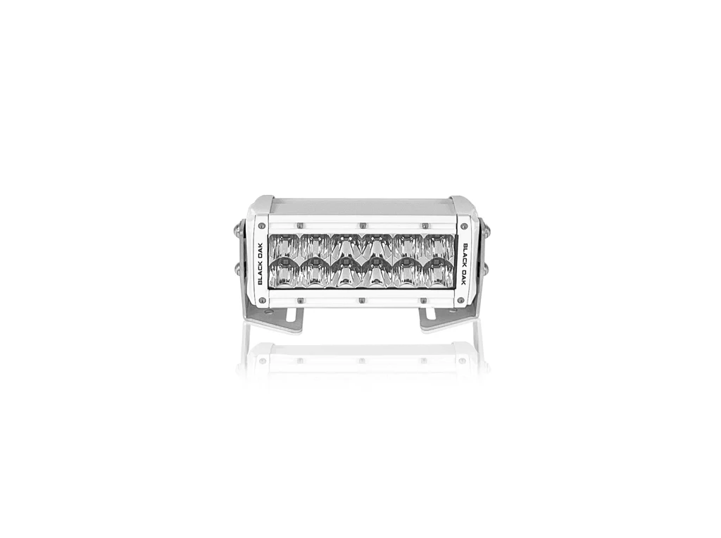 6 Inch Double Row Marine LED Light Bar – Pro Series 3.0 | Spot, Flood, or Combo (60W) - Image 3