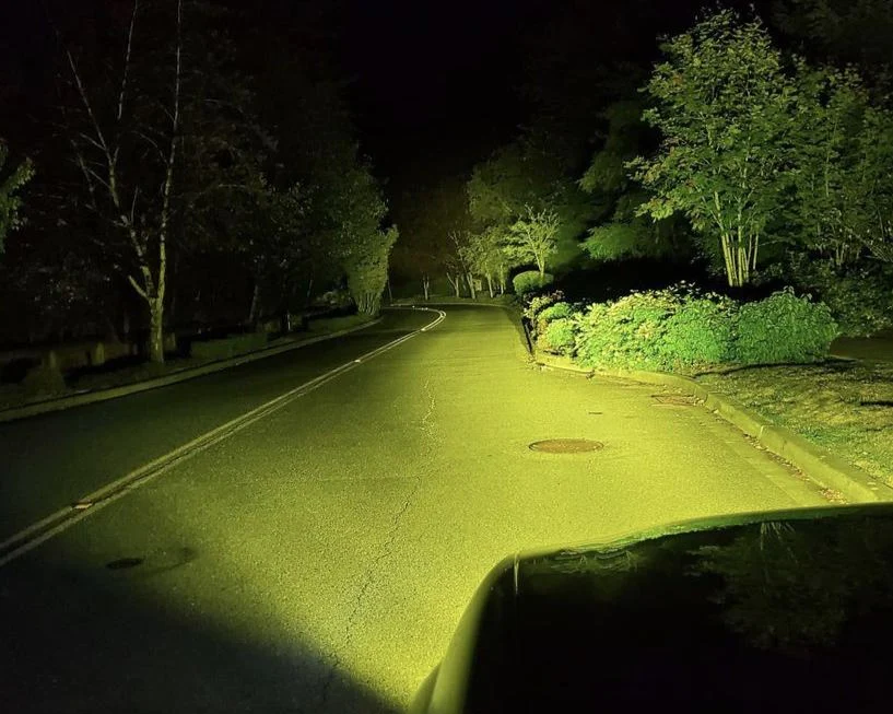 2 Inch Yellow LED Fog Light - Pro Series 3.0 - Spot or Flood (40W) - Image 3